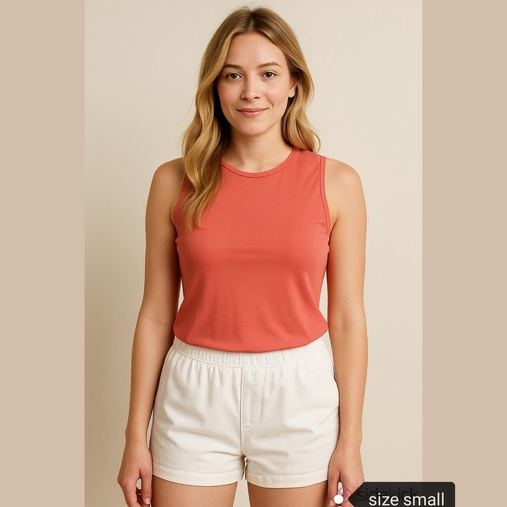 Coral Tank Top Sleeveless Size 6